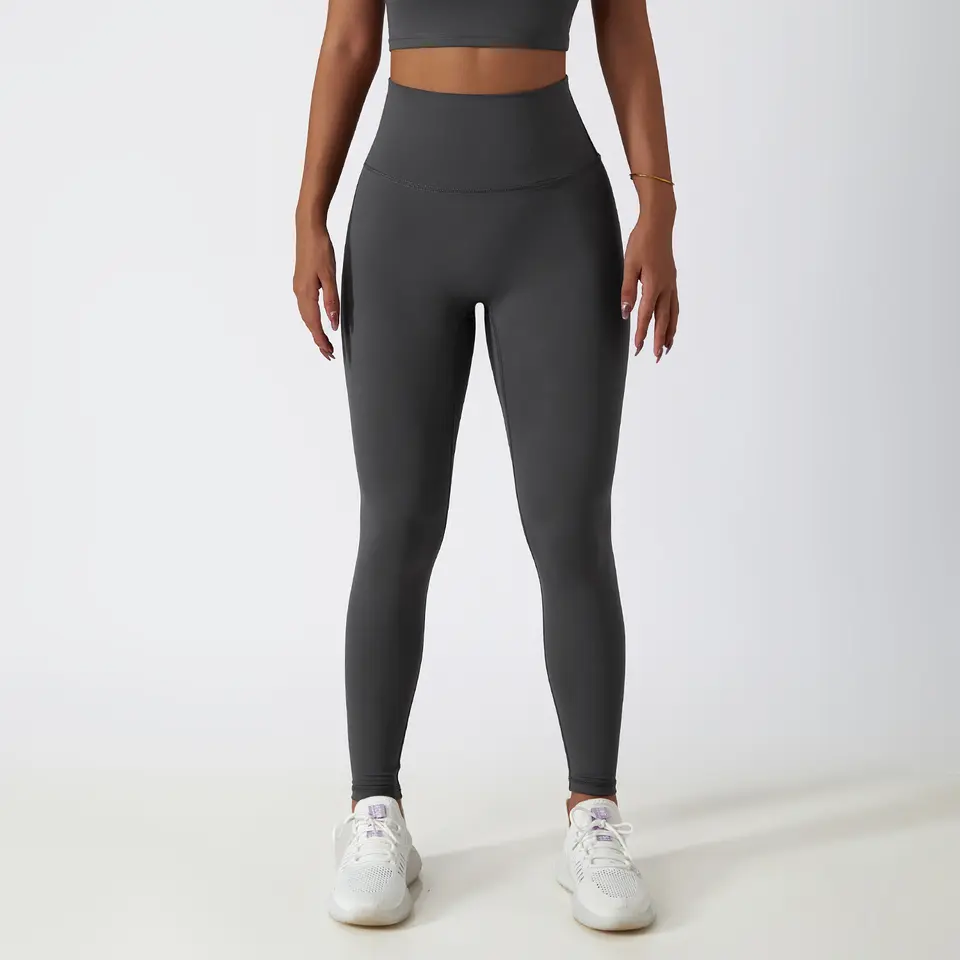 SLIM FIT LEGGINGS, JACKET & HALTER NECK CROP TOP SET - Image 6